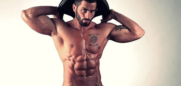 Lazar Angelov Six Pack Abs Photo