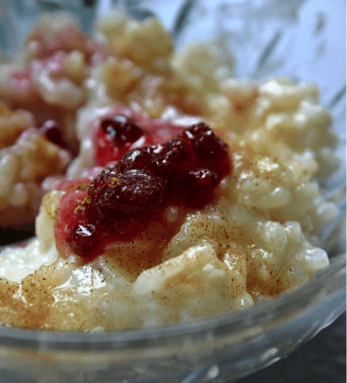rice pudding